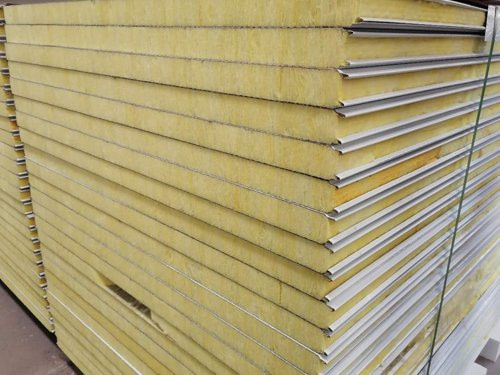 Glasswool panel