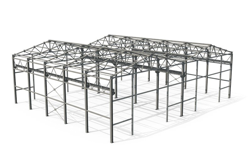 Industrial Truss Frame Construction.H07.2k